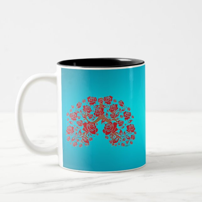 Taza Bicolor Rosas y esperanza (Izquierda)