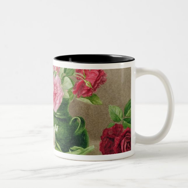 Taza Bicolor Rosas y lirios (Derecha)