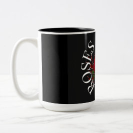 Taza Bicolor Roses Coffee Mug