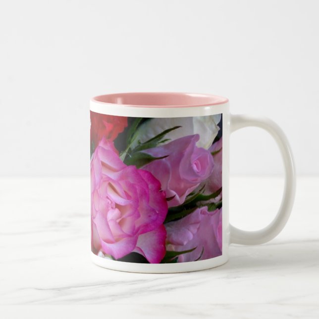 Taza Bicolor Roses rosas (Derecha)