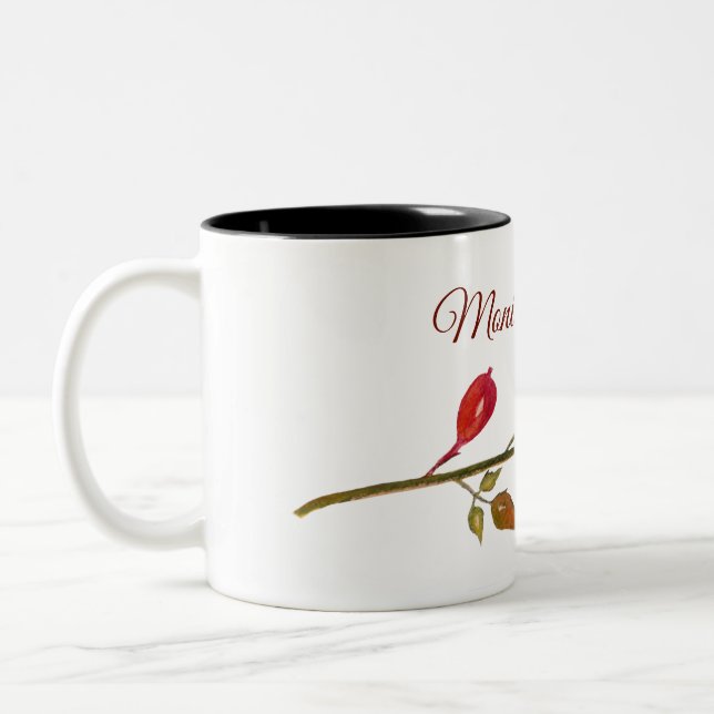 Taza Bicolor Roseship Autumn Botanic Mug (Izquierda)