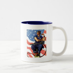 Taza Bicolor "Rosie el remachador "