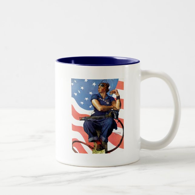 Taza Bicolor "Rosie el remachador " (Derecha)