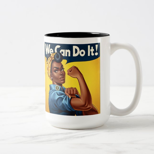 Taza Bicolor Rosie, la dama afroamericana más renqueante (Derecha)