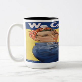 Taza Bicolor Rosie the Riveter