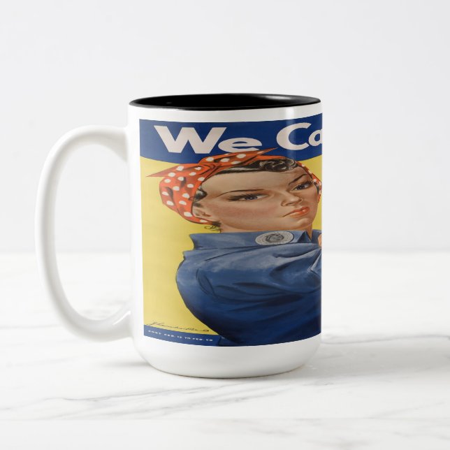 Taza Bicolor Rosie the Riveter (Izquierda)