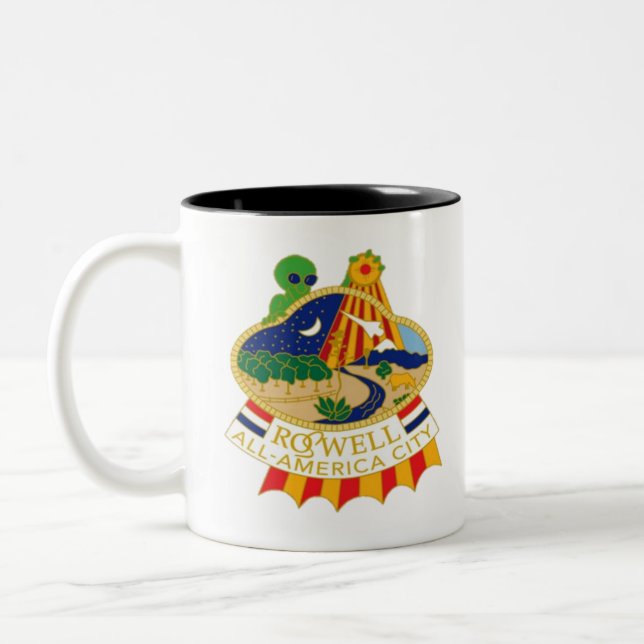 Taza Bicolor Roswell Nuevo México (Izquierda)