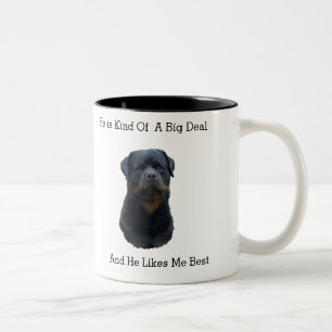 Taza Bicolor Rottweiler