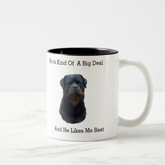 Taza Bicolor Rottweiler (Derecha)