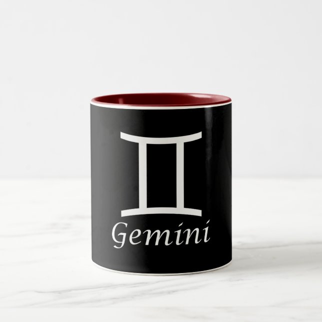 Taza Bicolor Rótulo "Gemini" Zodiac (Centro)