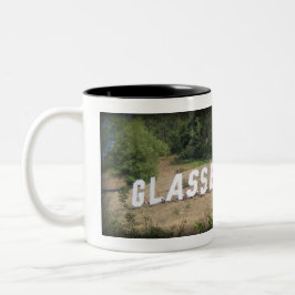 Taza Bicolor Rótulo Glasselland Hollywood en Glassell Park, CA