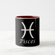 Rótulo "Pisces" Zodiac