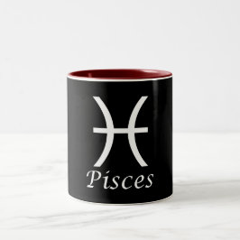 Taza Bicolor Rótulo "Pisces" Zodiac