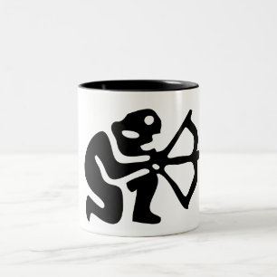 Taza Bicolor Rótulo Sagittarius Astrology Sun, Zodiac Mug