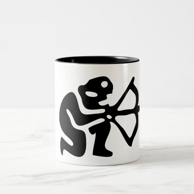 Taza Bicolor Rótulo Sagittarius Astrology Sun, Zodiac Mug (Centro)