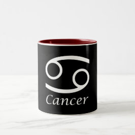 Taza Bicolor Rótulo Zodiaco "Cáncer"