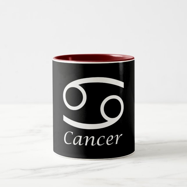 Taza Bicolor Rótulo Zodiaco "Cáncer" (Centro)