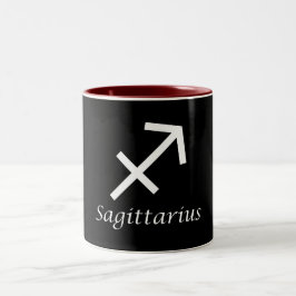 Taza Bicolor Rótulo Zodiaco "Sagittarius"