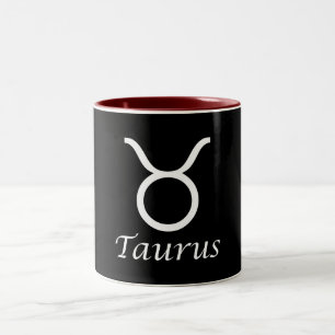 Taza Bicolor Rótulo Zodiaco "Taurus"