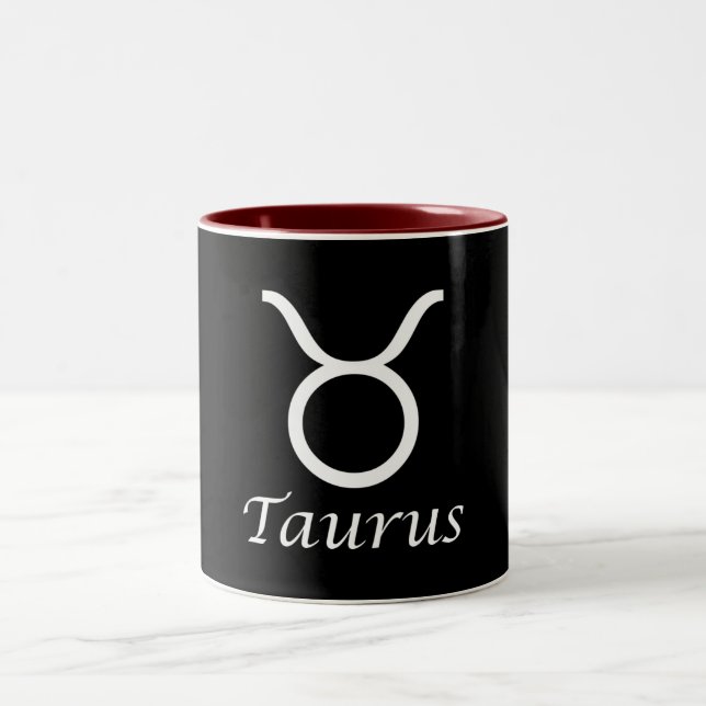 Taza Bicolor Rótulo Zodiaco "Taurus" (Centro)