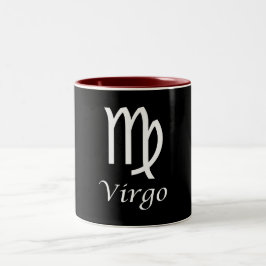 Taza Bicolor Rótulo Zodiaco "Virgo"