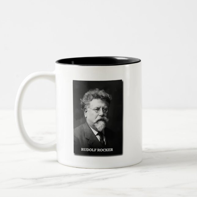 Taza Bicolor Rudolf Rocker (Izquierda)