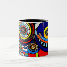 Taza Bicolor Ruedas 9