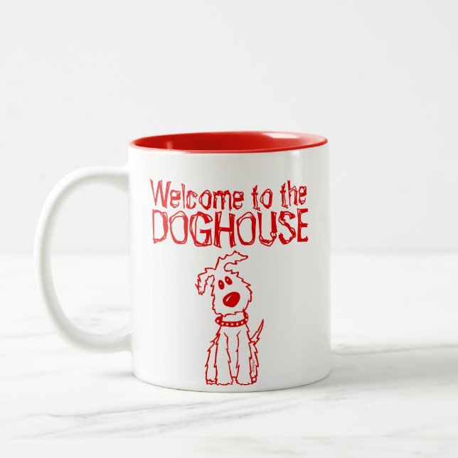 Taza Bicolor Rufus Doghouse (Izquierda)