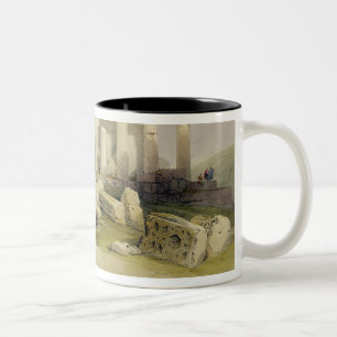 Taza Bicolor Ruinas del pórtico del este del templo del Baal