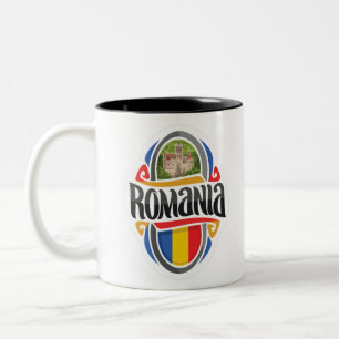 Taza Bicolor Rumania Rumanos