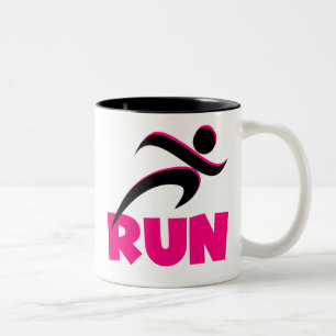 Taza Bicolor RUN Pink