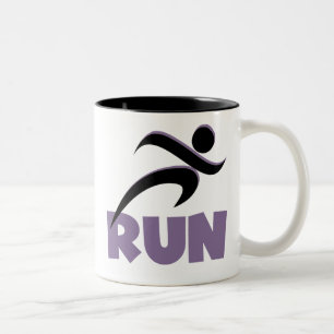 Taza Bicolor RUN Purple