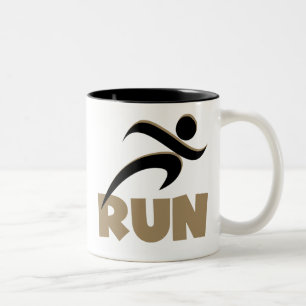 Taza Bicolor RUN Tan