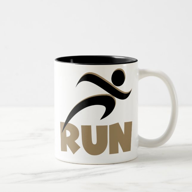 Taza Bicolor RUN Tan (Derecha)
