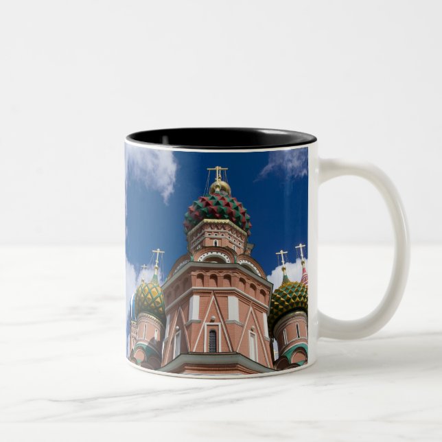 Taza Bicolor Rusia, Moscú, Plaza Roja. St. Basil 2 (Derecha)
