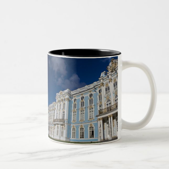 Taza Bicolor Rusia, San Petersburgo, Palacio de Catherine (alia (Derecha)