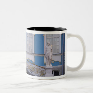 Taza Bicolor Rusia, San Petersburgo, Pushkin, los 5 de Catherin