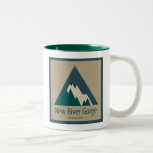 Taza Bicolor Rústica del Parque Nacional de la Garganta del Nue