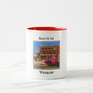 Taza Bicolor Ruta 66, Winslow Arizona