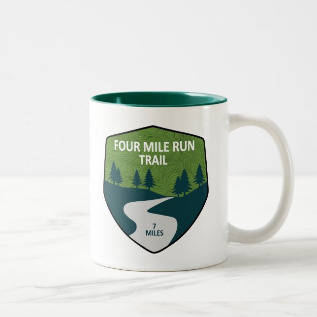 Taza Bicolor Ruta de cuatro millas (Derecha)