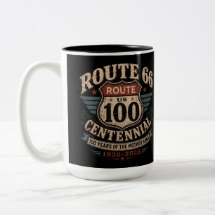 Taza Bicolor Ruta Histórica 66 Café Nostalgia