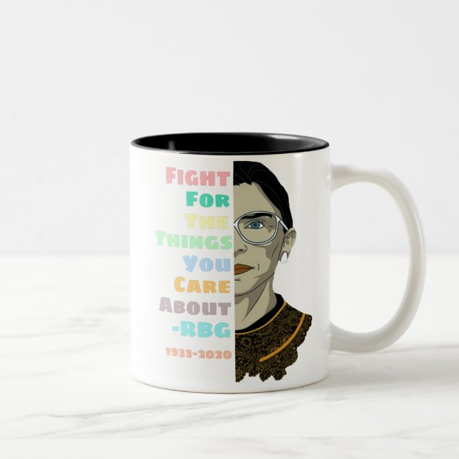 Taza Bicolor Ruth Bader Ginsburg (Derecha)
