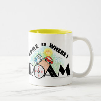 Taza Bicolor RVing/taza de café del viaje por carretera