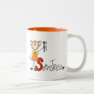 Taza Bicolor S es para costurera