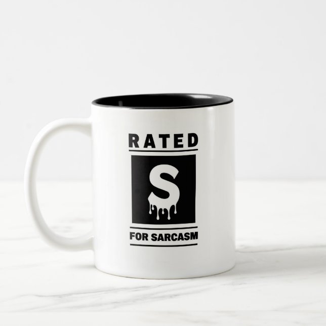 Taza Bicolor 'S' por sarcasmo (Izquierda)