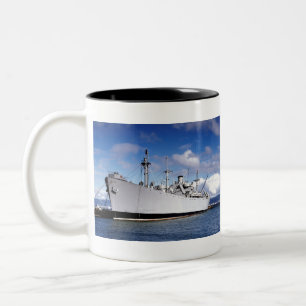 Taza Bicolor S.S. Buque Jeremiah O'Brien en el sur de Portland,