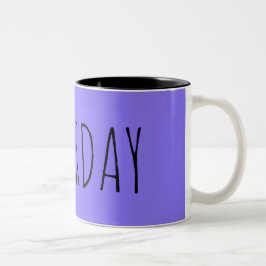 Taza Bicolor Sábado ||Colección Semana