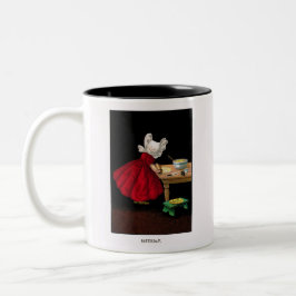 Taza Bicolor Sábado de 1900 Sunbonnet Sue Coffee Mug