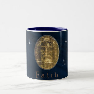 Taza Bicolor Sábana de Turín