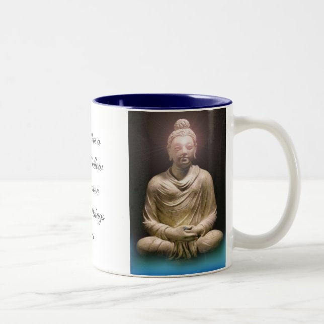 Taza Bicolor Sabiduría Buda de la mañana (Derecha)